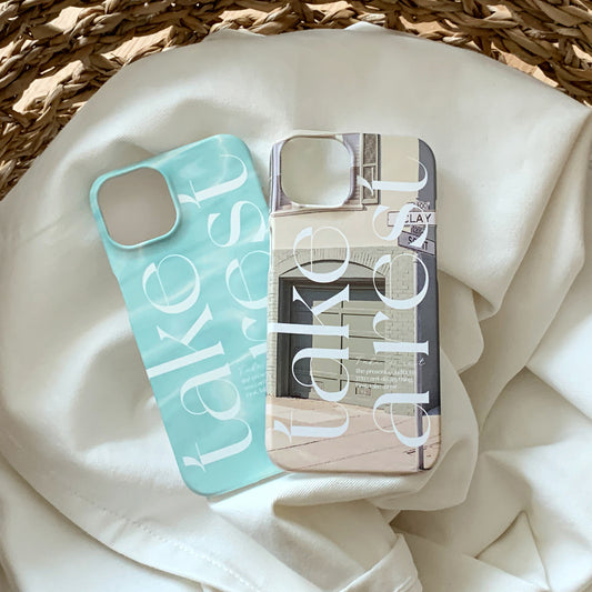 Take A Rest Lettering Phone Case (Hard 普通硬殼) (2色)