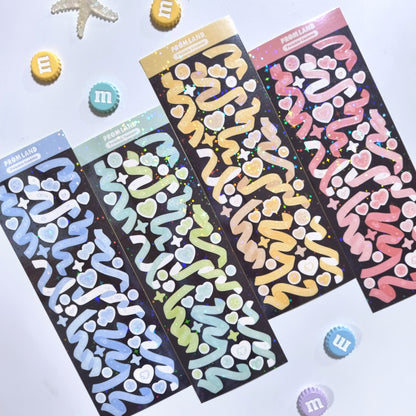 【特價Set】Promland Twinkle Confetti Sticker (8色)