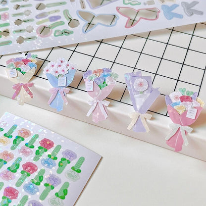 Dyoaroom DIY Flower Sticker