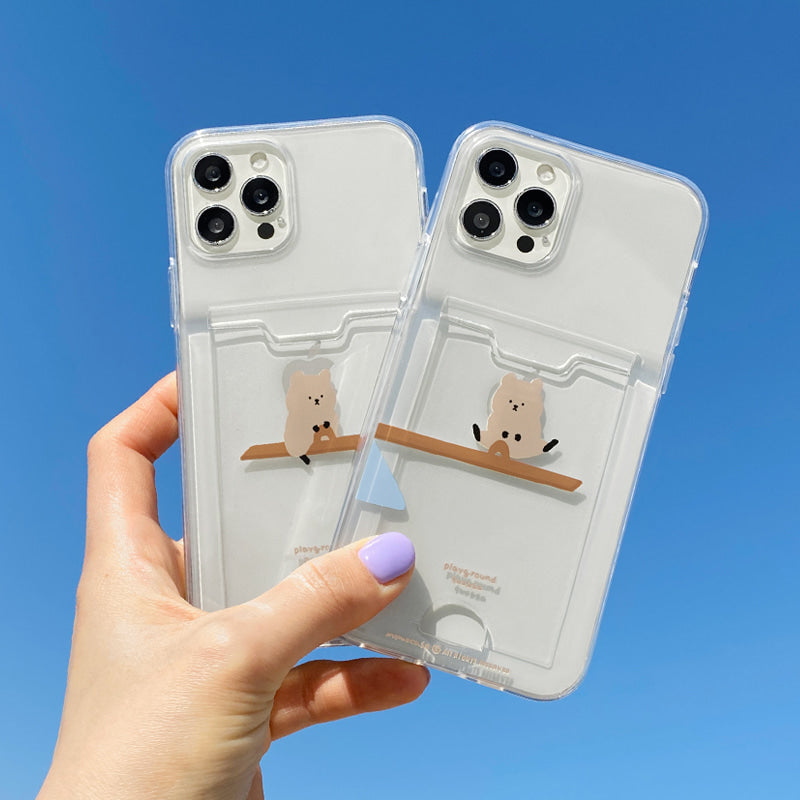 403/404 Playground Quokka (Card Pocket Jelly Case 透明插卡款)