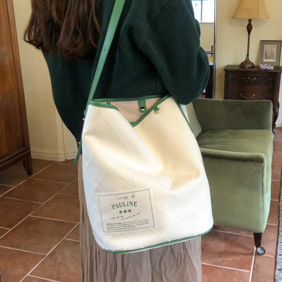 Ovuni Pauline's bucket bag - Forest Green