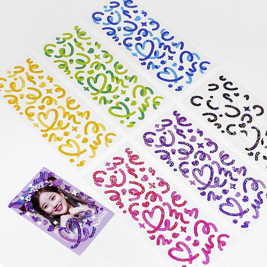 Toppikok Dongle Confetti Sticker (6色)