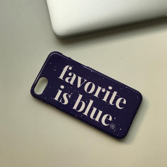 Midmaly Favorite Is Blue Phone Case (Hard 普通硬殼)