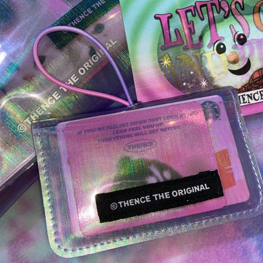 Thence Band Card Wallet_Hologram Purple