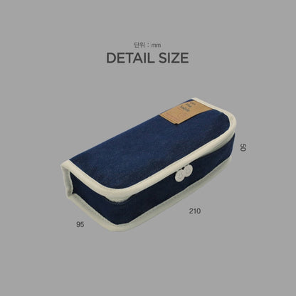 Be On D On The Table Pen Case (Denim)