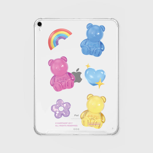 JELLY COVY PATTERN Ipad Clear Case