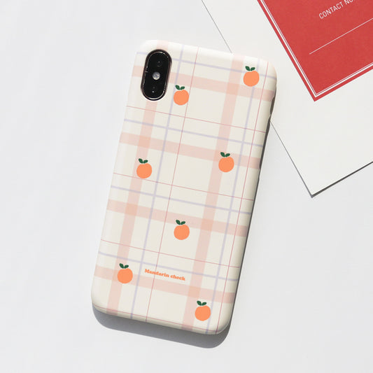 341 Mandarin Check Phone Case (Hard 普通硬殼)