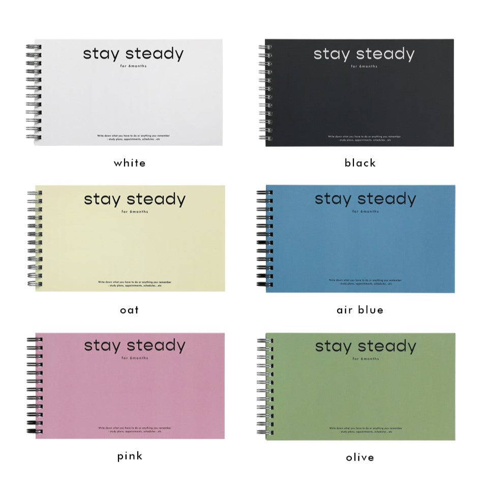 Be On D Stay Steady Study Planner Ver.2 (6 Months) (6色)