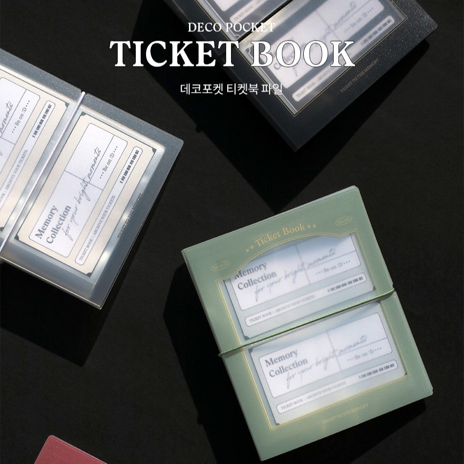 Be On D Deco Pocket Ticket Book (4色)