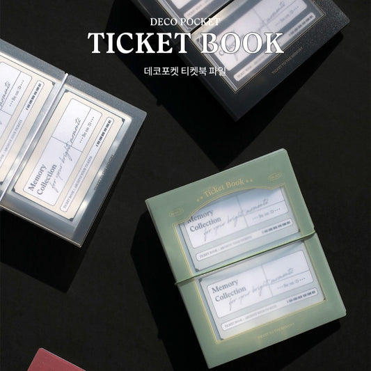 Be On D Deco Pocket Ticket Book (4色)