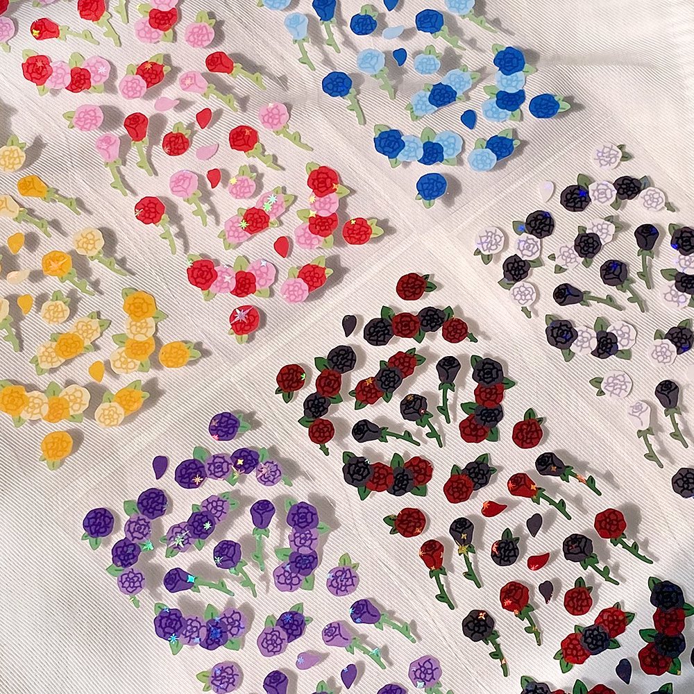 Toppikok Sweet Rose Sticker (6色)