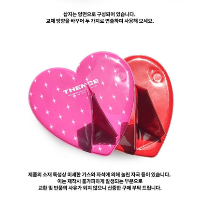 Thence Magnet Stand Photo Frame_Heart_Pink