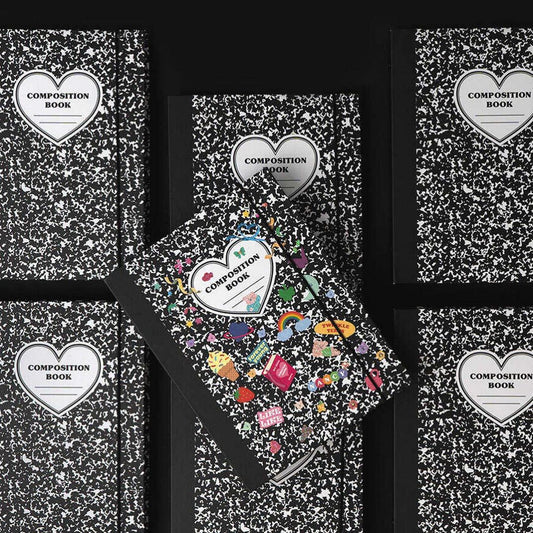 Lucalab A5 25R Composition Book (Black Ring)