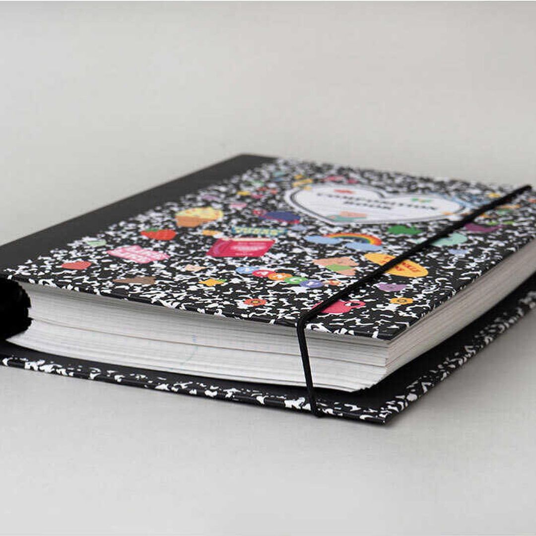 Lucalab A5 25R Composition Book (Black Ring)