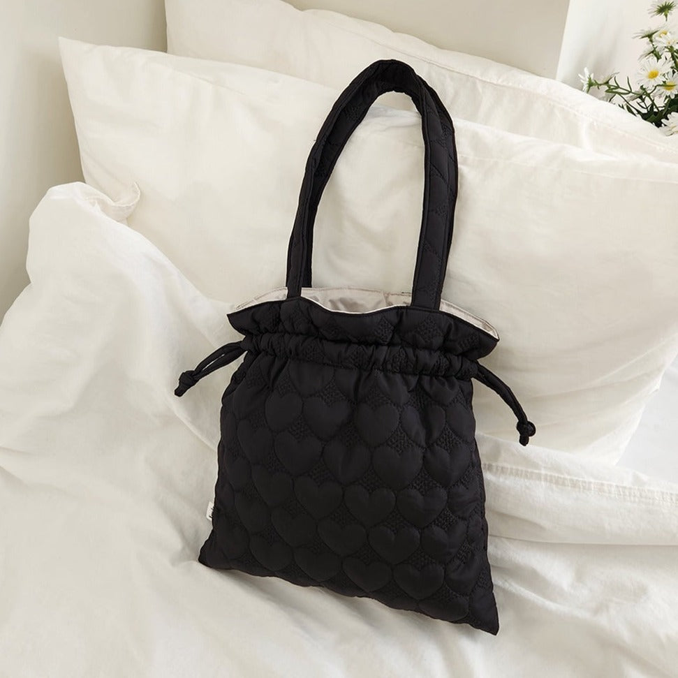 Fonlz Heart Quilted Bag (2色)