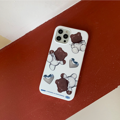 【Mamamoo Moonbyul同款】Heart Chocolate Gummy Phone Case (Hard 普通硬殼) (2色)