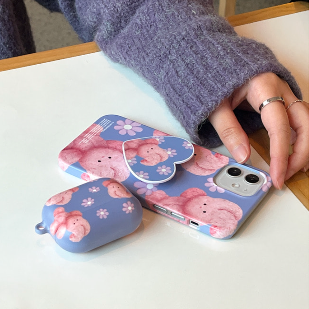 Pattern Daisy Windy Phone Case (Hard 普通硬殼) (2色)