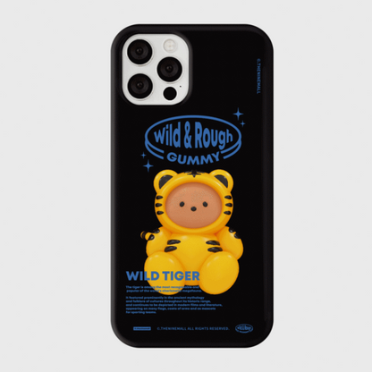 Tiger Gummy Phone Case (Hard 普通硬殼) (2色)