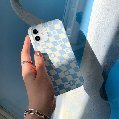 Gummy Wave Checkerboard Phone Case (Hard 普通硬殼) (2色)