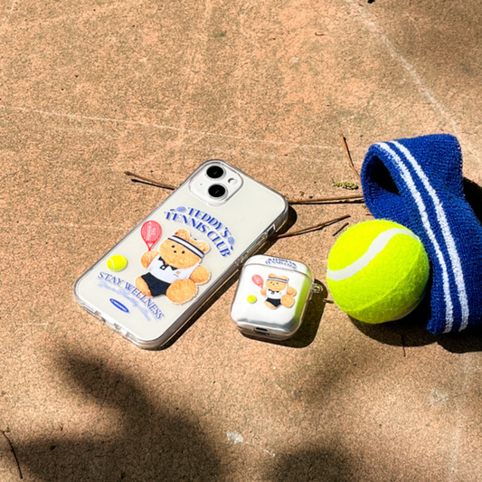 Tennis Teddy Club Phone Case (Clear/Tank Clear 透明/透明Tank款)