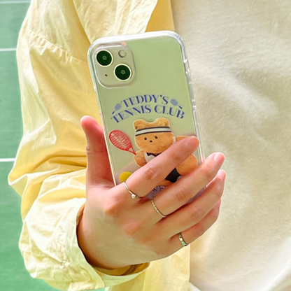 Tennis Teddy Club Phone Case (Clear/Tank Clear 透明/透明Tank款)