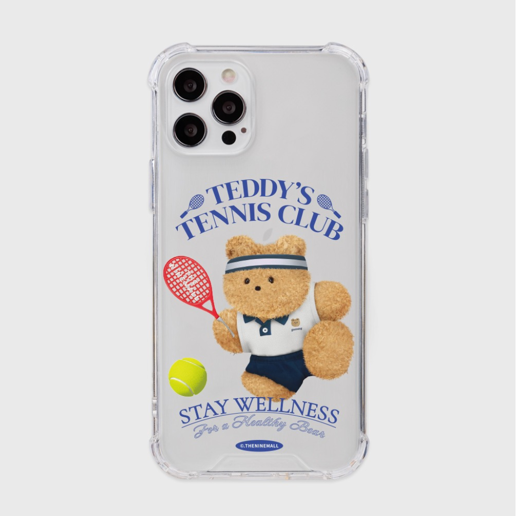 Tennis Teddy Club Phone Case (Clear/Tank Clear 透明/透明Tank款)