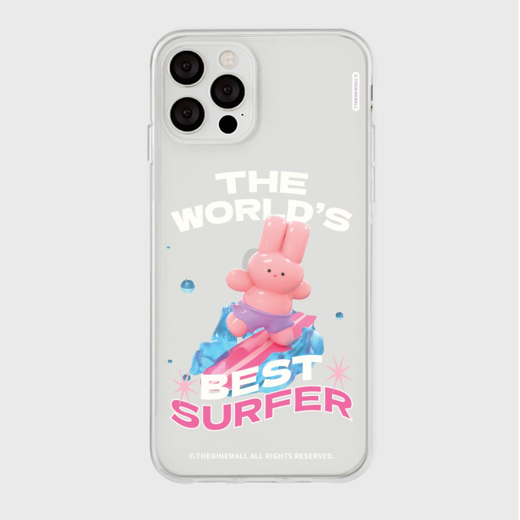 Surfer Windy Phone Case (Clear/Tank Clear 透明/透明Tank款)