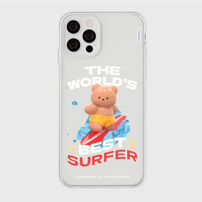 Surfer Gummy Phone Case (Clear/Tank Clear 透明/透明Tank款)