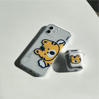 Hey Tiger Phone Case (Clear/Tank Clear 透明/透明Tank款)