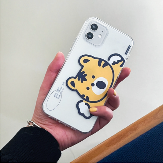 Hey Tiger Phone Case (Clear/Tank Clear 透明/透明Tank款)