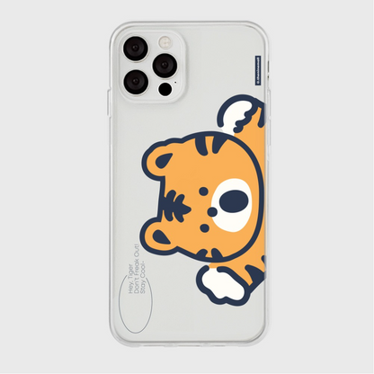 Hey Tiger Phone Case (Clear/Tank Clear 透明/透明Tank款)