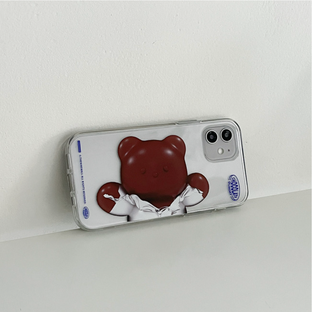 Big Chocolate Gummy Phone Case (Clear/Tank Clear 透明/透明Tank款)