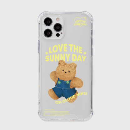 Blue Sky Teddy Gummy Phone Case (Clear/Tank Clear 透明/透明Tank款)