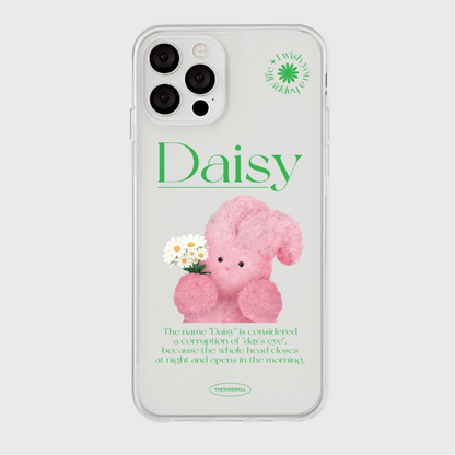 Daisy Windy Phone Case (Clear/Tank Clear 透明/透明Tank款)