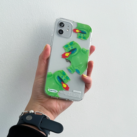 Pattern Sunglasses Raptor Phone Case (Clear/Tank Clear 透明/透明Tank款)