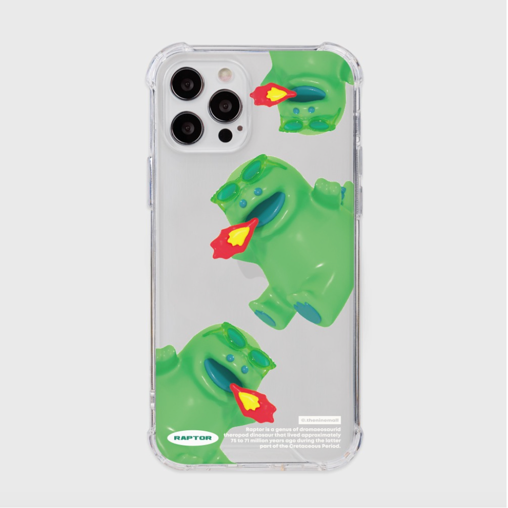 Pattern Sunglasses Raptor Phone Case (Clear/Tank Clear 透明/透明Tank款)