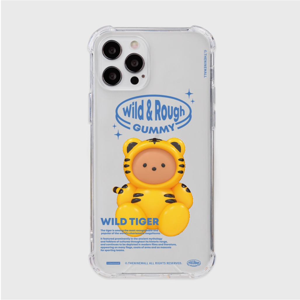 Tiger Gummy Phone Case (Clear/Tank Clear 透明/透明Tank款)