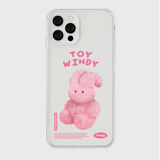 Lovely Toy Windy Phone Case (Clear/Tank Clear 透明/透明Tank款)