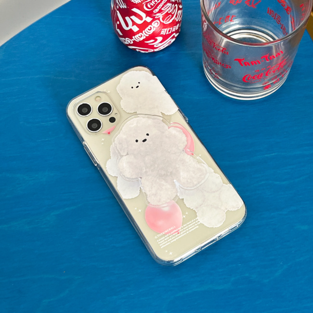 Pink Ballon Ppokku Phone Case (Clear/Tank Clear 透明/透明Tank款)