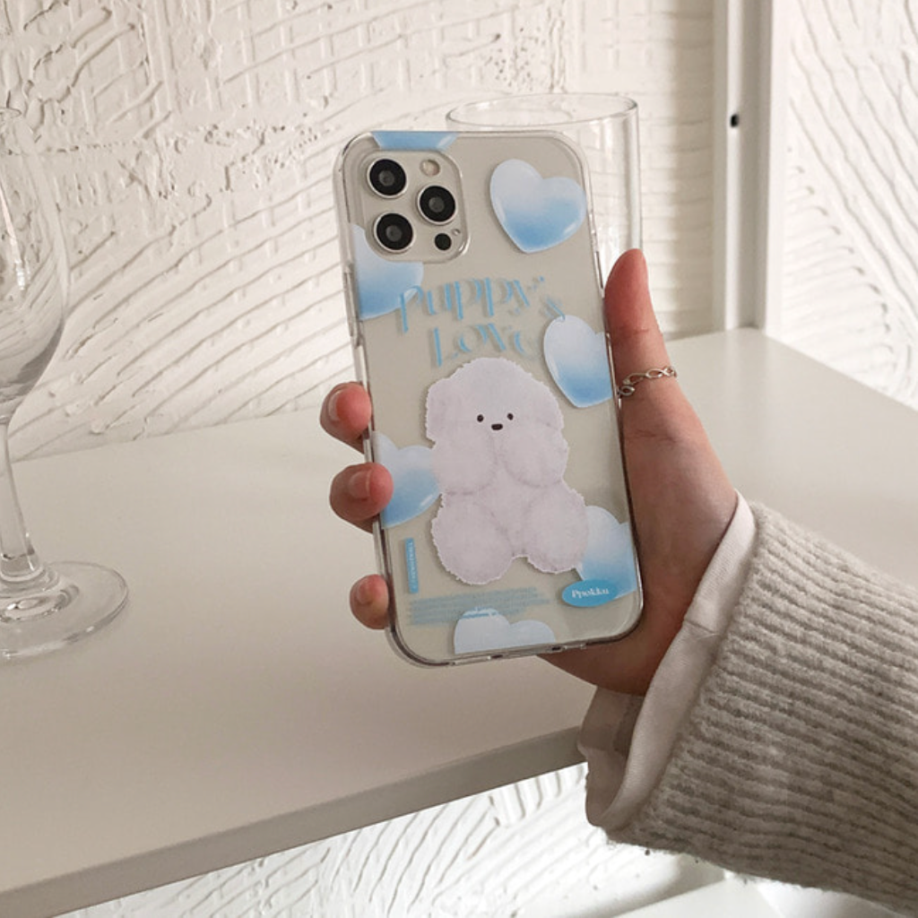 Puppy's Love Ppokku Phone Case (Clear/Tank Clear 透明/透明Tank款)