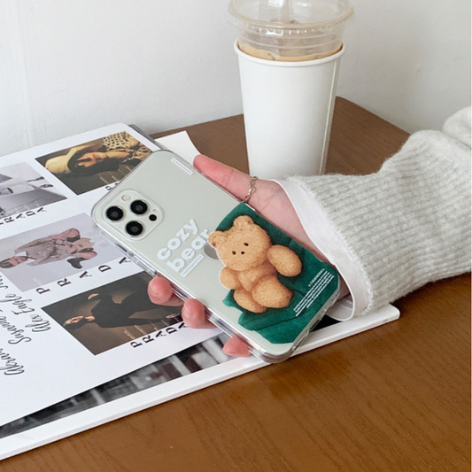 Cozy Bear Phone Case (Clear/Tank Clear 透明/透明Tank款)