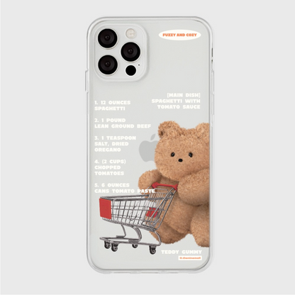 Grocery Shopping Phone Case (Clear/Tank Clear 透明/透明Tank款)