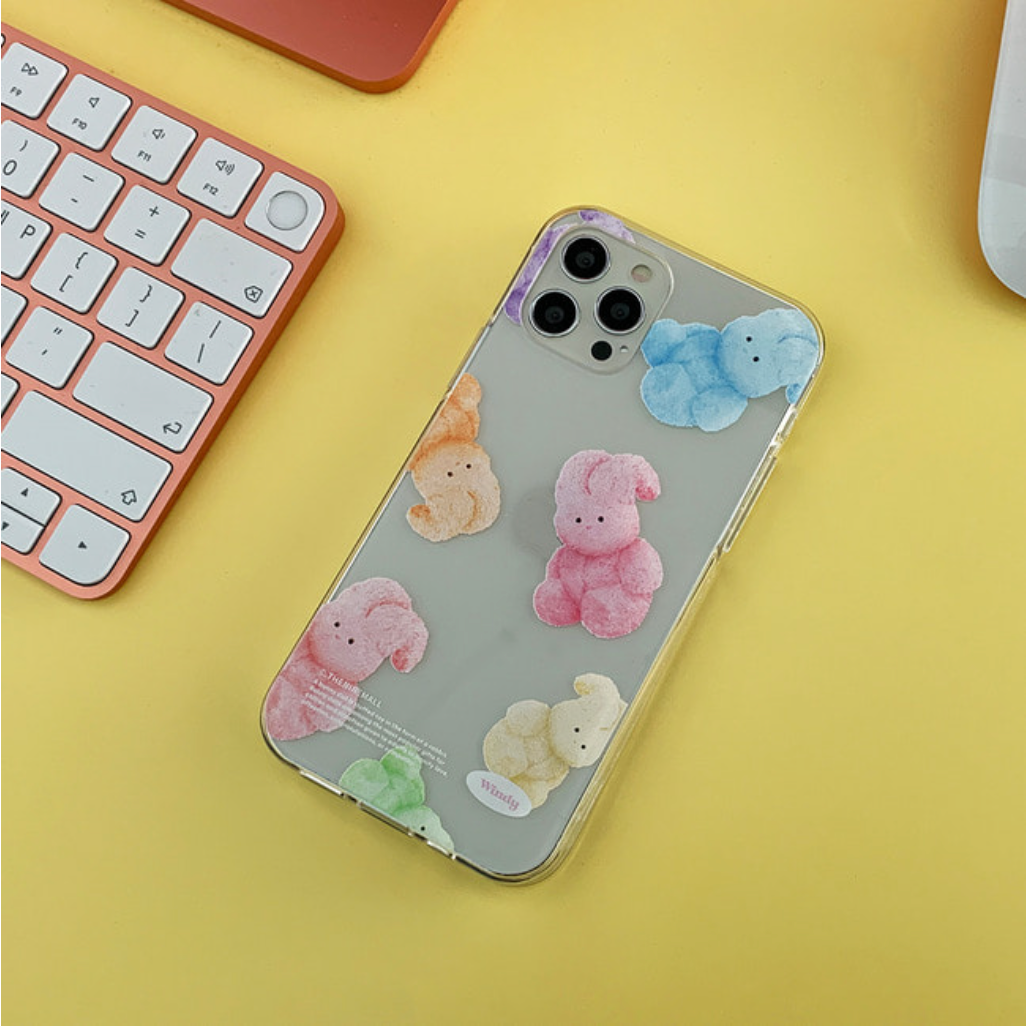 Rainbow Toy Windy Pattern Phone Case (Clear/Tank Clear 透明/透明Tank款)