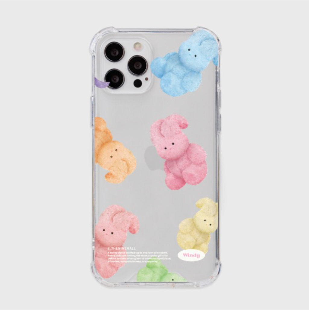 Rainbow Toy Windy Pattern Phone Case (Clear/Tank Clear 透明/透明Tank款)