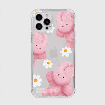 Pattern Flower Windy Phone Case (Clear/Tank Clear 透明/透明Tank款)