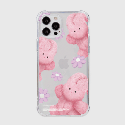 Pattern Flower Windy Phone Case (Clear/Tank Clear 透明/透明Tank款)