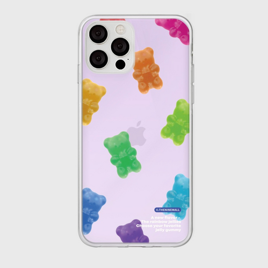 Pattern Jelly Gummy Phone Case (Glossy Mirror 鏡面款)