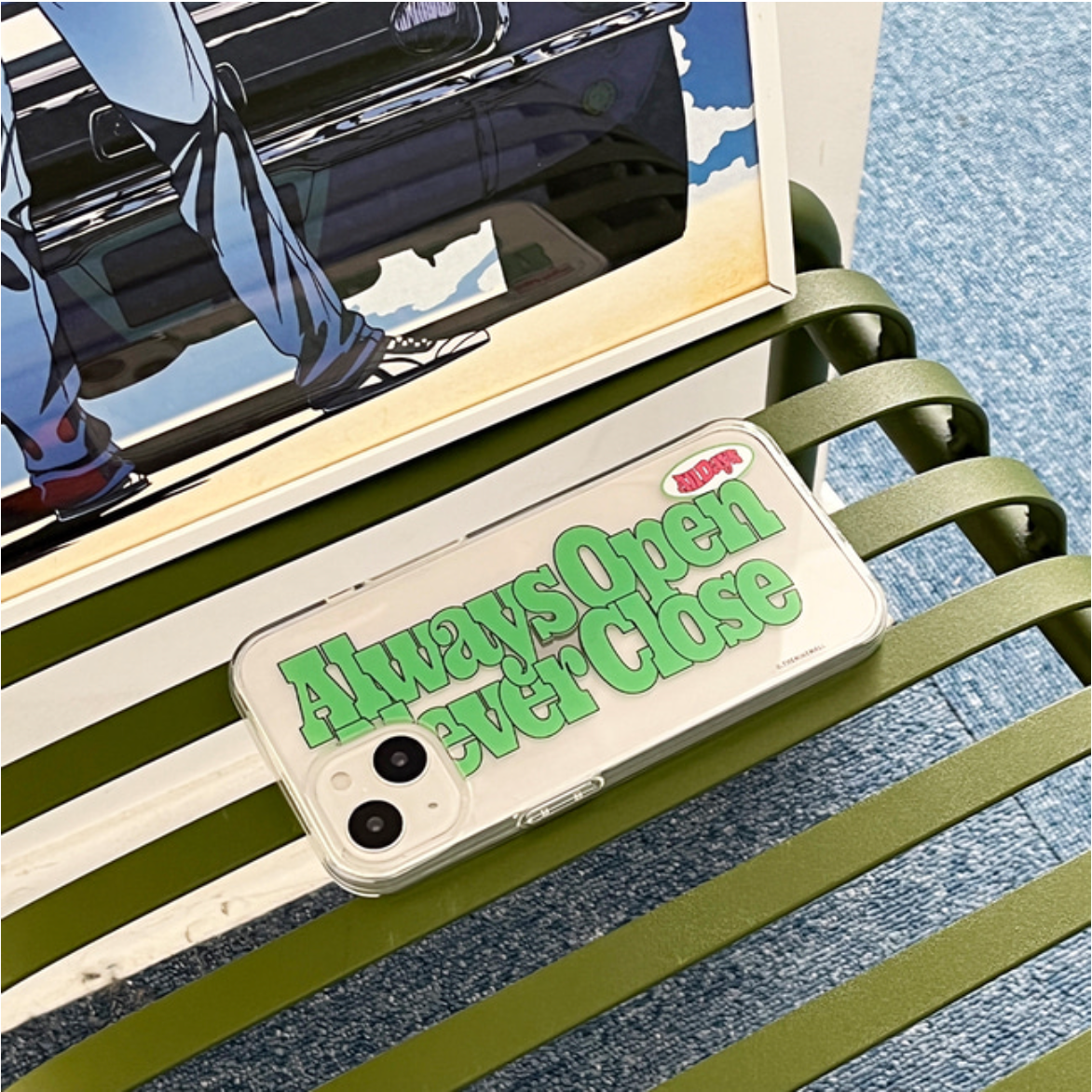 Bold Always Open Phone Case (Clear 透明款) (3色)