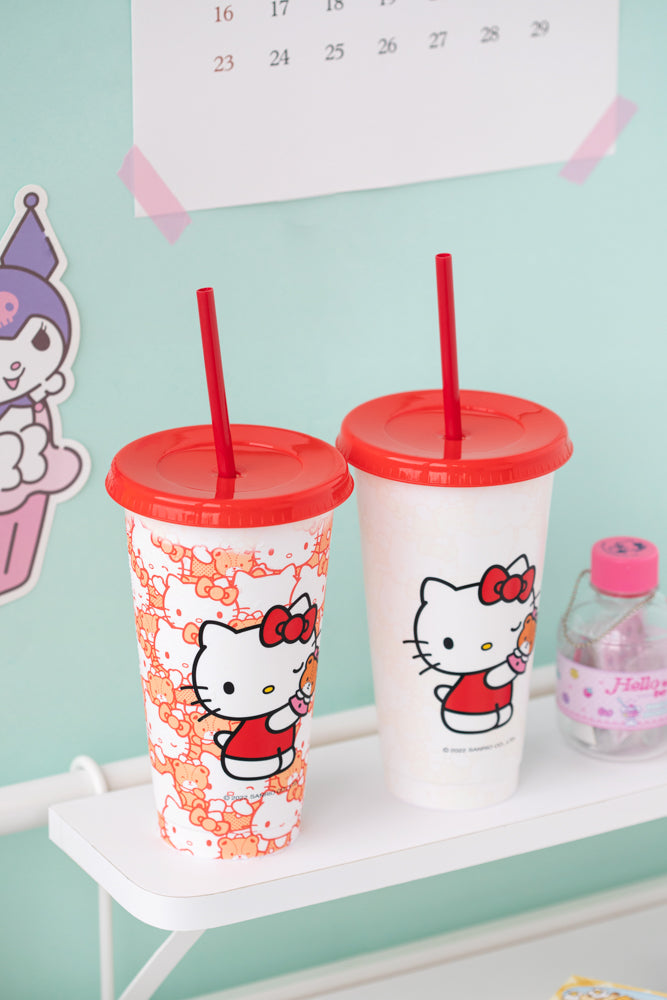 Sanrio Reusable Cold Tumbler Set Ver.2 (1 set 6個)