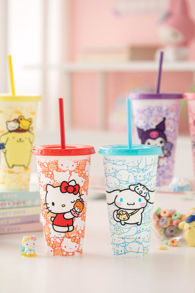 Sanrio Reusable Cold Tumbler Set Ver.2 (1 set 6個)